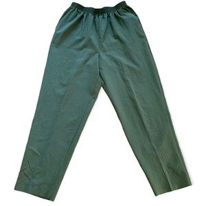 ALFRED DUNNER 12 Petite Pull On pants army green